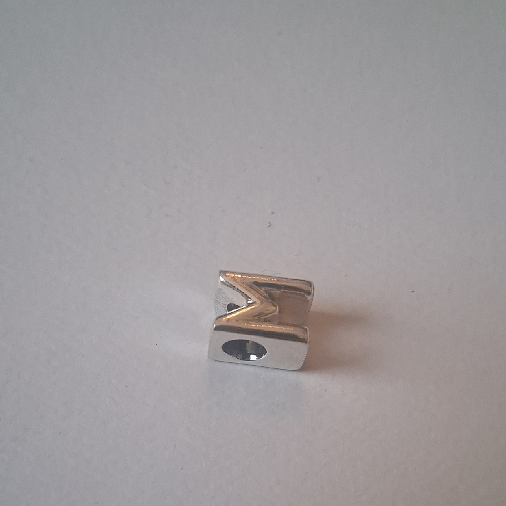 Pandora Silver Initial Charm - Picture 5 of 6